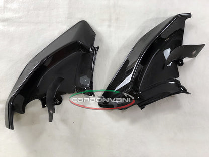 Carbonvani - Ducati Panigale V4 R / 2020+ V4 / S Carbon Fiber Full Fairing Kit - NO Winglets, NO DECALS - ROAD VERSION (8 pieces)