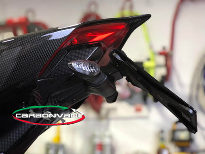 Carbonvani - Ducati Panigale / Streetfighter V4 / V2 / S / R / Speciale Carbon Fiber Licence Plate Holder - US Version