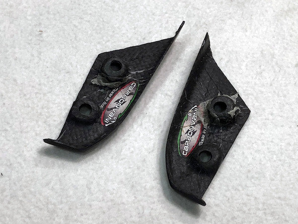 Carbonvani - Ducati Panigale V4 / S / R / Speciale Carbon Fiber Lower Stay (mirror mount) Covers (pair)