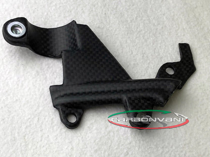 Carbonvani - Ducati Panigale V4 / S / R / Speciale (18-21 and Some Streetfighter with Clear or Dry Clutch Carbon Fiber Rear Reservoir Mount up to 2022)