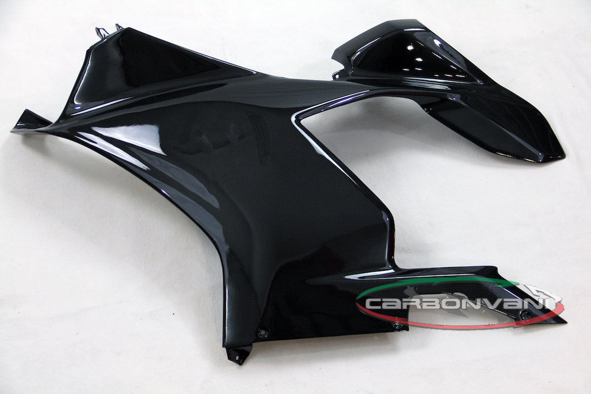 Carbonvani - Ducati Panigale V4 / S / Speciale Carbon Fiber Full Fairing Kit - ROAD VERSION (8 pieces)
