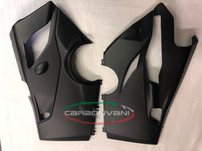 Carbonvani - Ducati Panigale V4 / S / R / Speciale Carbon Fiber Belly Pan For Akrapovic Exhaust