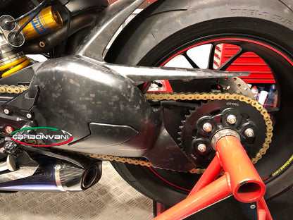 Carbonvani - Ducati Panigale V4 / S / R / Speciale Carbon Fiber Swingarm Guard - Competition Version