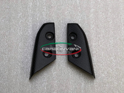 Carbonvani - Ducati Panigale V2 Carbon Fiber Lower Stay (mirror mount) Covers (pair)