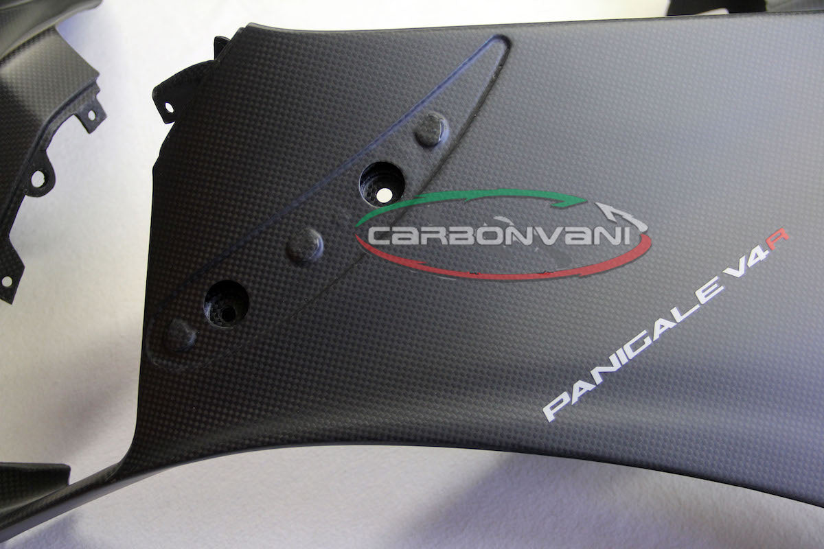 Carbonvani - Ducati Panigale V4 R / (20-21) V4 / S Carbon Fiber Left Side Panel (NO WINGLET)