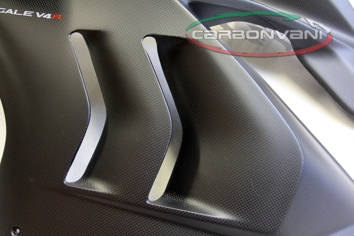 Carbonvani - Ducati Panigale V4 R / (20-21) V4 / S Carbon Fiber Left Side Panel (NO WINGLET)