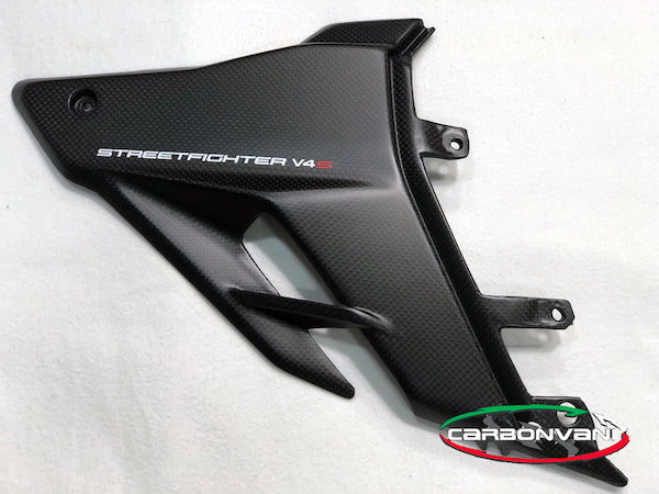 Carbonvani - Ducati Streetfighter V4 / S Carbon Fiber Belly Pan (2 piece)