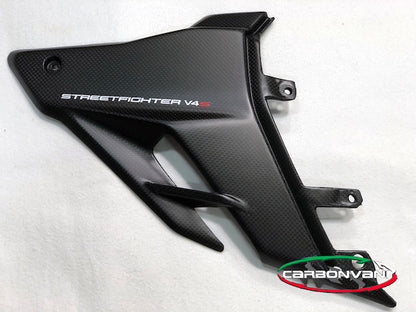 Carbonvani - Ducati Streetfighter V4 / S Carbon Fiber Belly Pan (2 piece)
