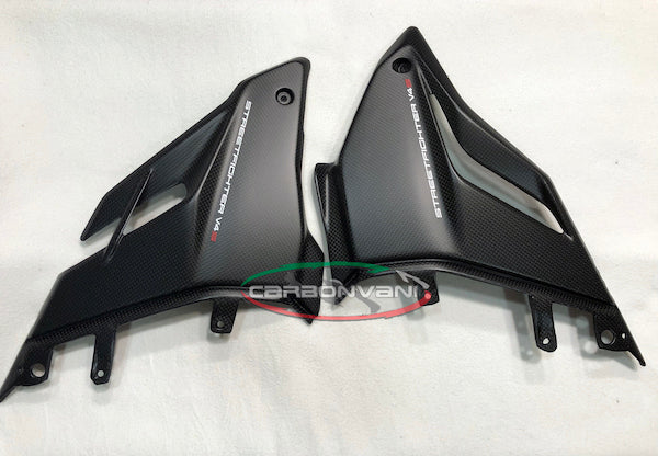 Carbonvani - Ducati Streetfighter V4 / S Carbon Fiber Belly Pan (2 piece)