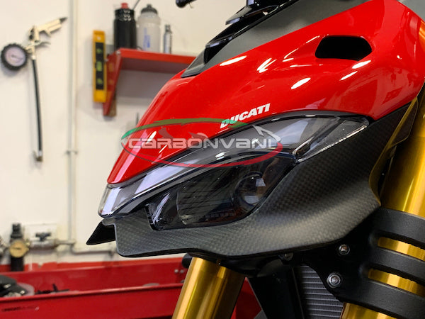 Carbonvani - Ducati Streetfighter V4 / V2 Carbon Fiber Lower Headlight Fairing