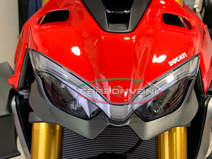Carbonvani - Ducati Streetfighter V4 / V2 Carbon Fiber Lower Headlight Fairing
