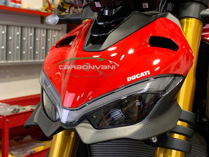 Carbonvani - Ducati Streetfighter V4 / V2 Carbon Fiber Lower Headlight Fairing