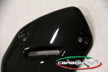 CARBONVANI - DUCATI XDIAVEL CARBON FIBER VERTICAL EXHAUST GUARD - FRONT MOUTH