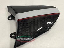 CARBONVANI - DUCATI XDIAVEL CARBON FIBER "LINE WHITE" LONG TWIN TAIL (Solo Seat cowl)