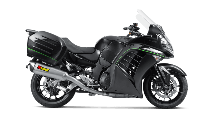 Akrapovic Slip-On Exhaust Kawasaki Concours 14 2008+