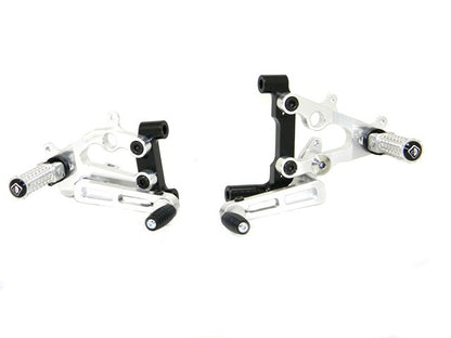 DBK Special Parts (Ducabike) Type 2 Adjustable Rearsets for the Ducati Panigale 1299  Panigale 1199  Superleggera  Panigale  959  and Panigale 899
