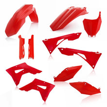 Acerbis 19-21 Honda CRF250RX/19-20 CRF450RX (Air Box Cover/ No Tank Cover) Full Plastic Kit - Red