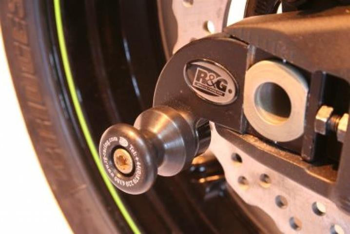 R&G Racing Offset Cotton Reel swingarm spools for Kawasaki ZX6R '07-'16