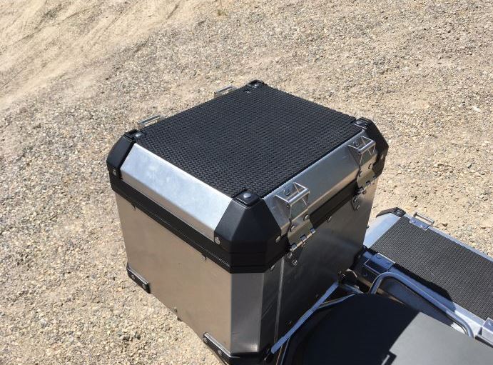 TechSpec Pannier Lid Guards for the BMW R 1200 GS (14+) Combo Pkg, Right, Left and Tail Set Snake Skin