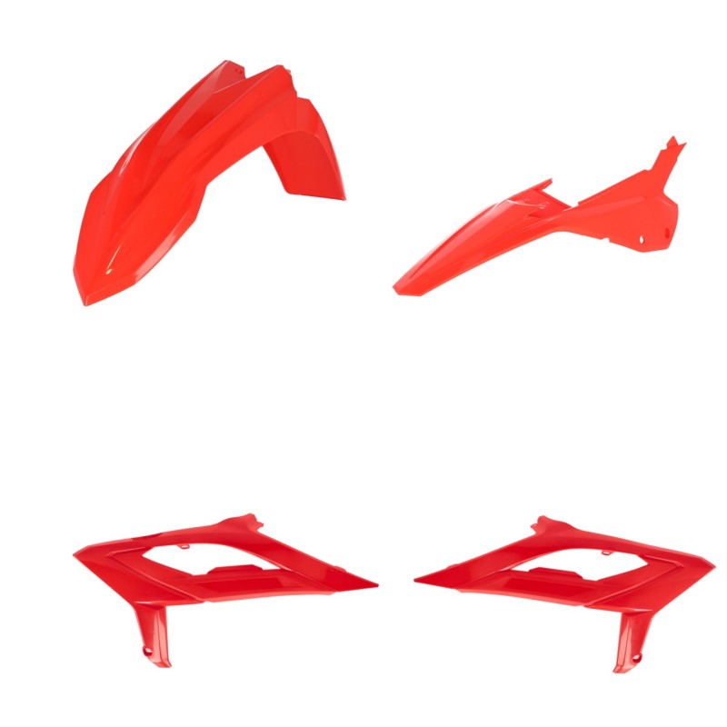 Acerbis 2023 Beta RX300/450 Plastic Kit - Red