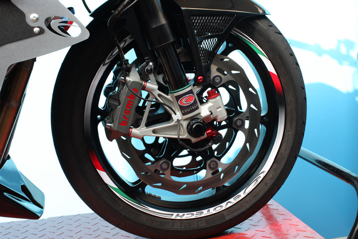 Evotech Srl 'ITALY FLAG' Wheel (Rim) Stripe Kit