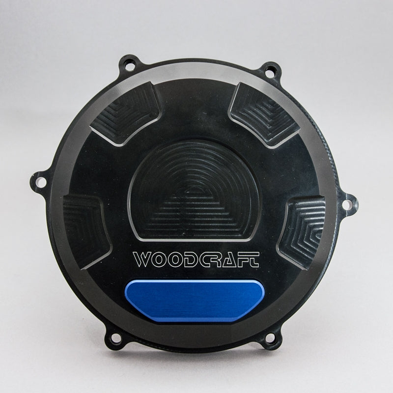 WOODCRAFT RHS Clutch Cover Black Anodized for Ducati Panigale / Streetfighter V4 / S/ Speciale