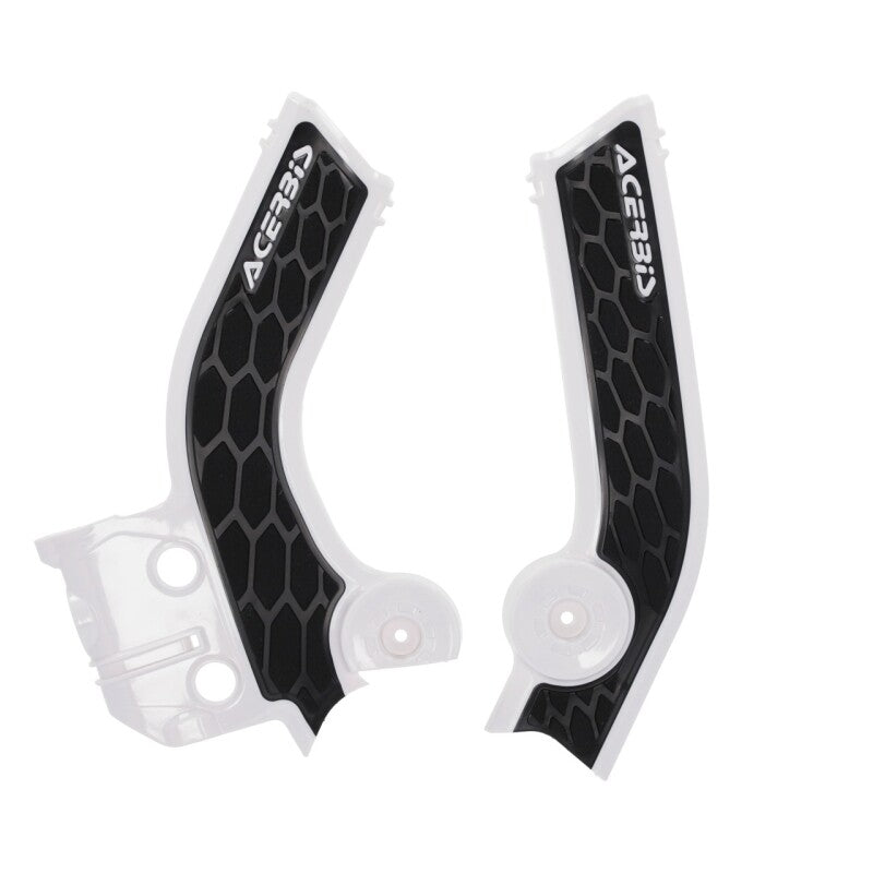 Acerbis 23-24 Kove Rally/Rally Pro Frame Guards- X-Grip - White/Black