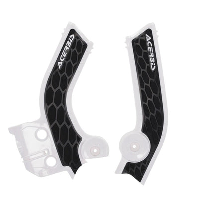 Acerbis 23-24 Kove Rally/Rally Pro Frame Guards- X-Grip - White/Black