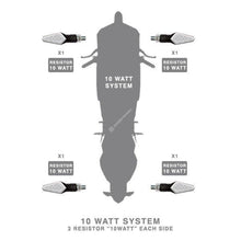 Turn Signal (Indicator) Load Resistors - 10 Watt (pair)