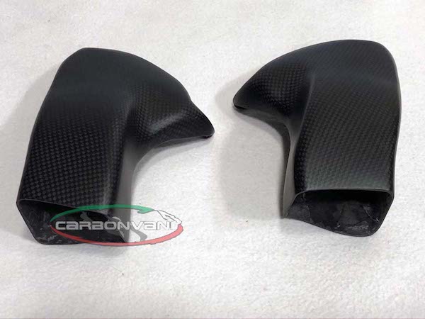 CARBONVANI - Brake Rotor Intake Ducts for 100mm Radial Mount Brakes