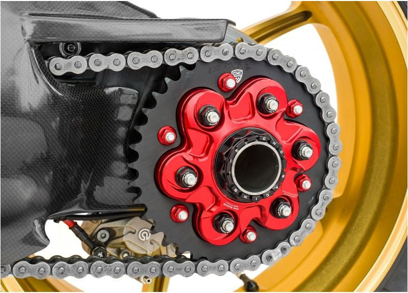 CNC Racing Large Quick Change Carrier for the Ducati Panigale V4, 1199/1299, Monster 1200, and Supersport