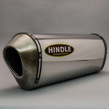 Hindle Exhaust for Yamaha Vmax (09-15) Dual Slipon Adapter with Evolution Satin Stainless Mufflers