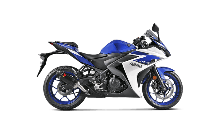 Akrapovic Slip-On Exhaust Yamaha YZF-R3, YZF-R25, (2014+) and MT-03 (2019+)