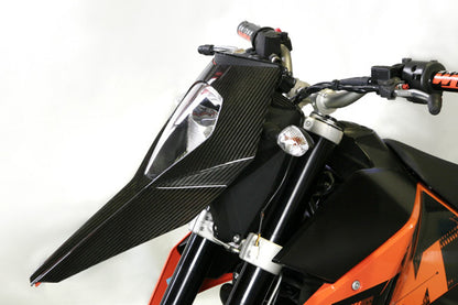 CARBONDRY - CARBON FIBER HEADLIGHT COVER FOR KTM 690SM