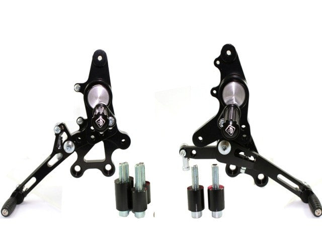 DBK Special Parts (Ducabike) Adjustable Rearsets for the Ducati Hypermotard 796/1100 and Multistrada 620/1000/1100