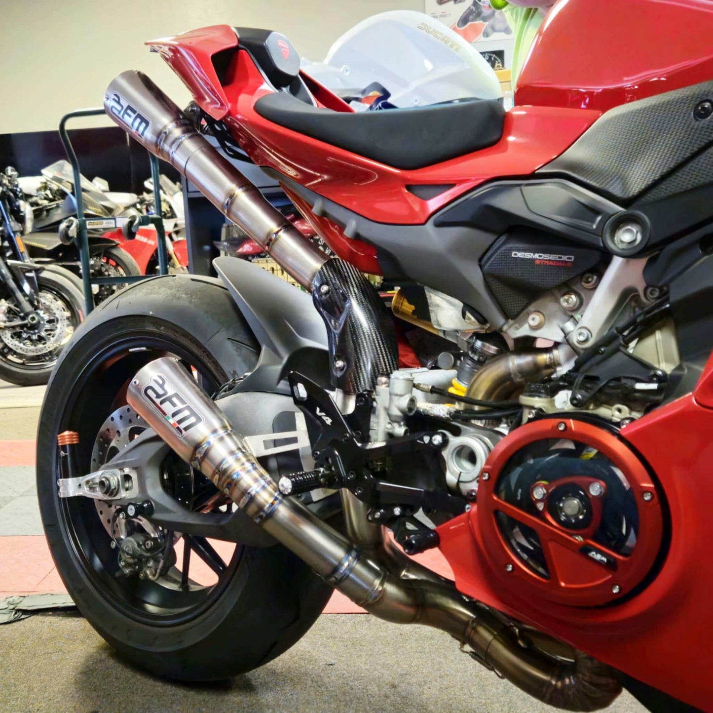 FM Projects 3/4 Titanium Race Exhaust for the Ducati Panigale V4 / S (2025+)