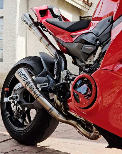 FM Projects 3/4 Titanium Race Exhaust for the Ducati Panigale V4 / S (2025+)
