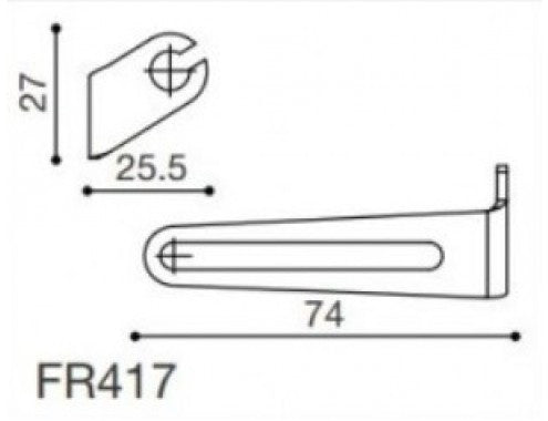 Rizoma Turn Signal Mounting Adapters For The Ducati Hypermotard 821/SP  Hypermotard 939/Sp and Hyperstrada
