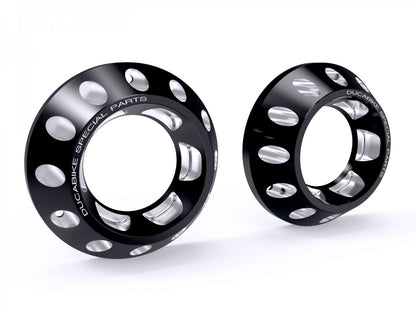 DBK Special Parts (Ducabike) Billet Exhaust End Caps for the Ducati Scrambler 1100