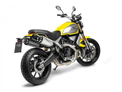 DBK Special Parts (Ducabike) Billet Exhaust End Caps for the Ducati Scrambler 1100