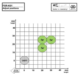 Gilles Factor-X Rearsets for the Kawasaki Ninja 250R (2008-2014) and Ninja 300 (2013-2016) GP SHIFT