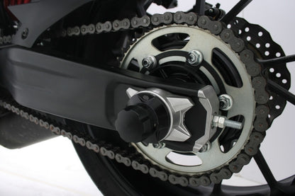 Gilles AP.GTA Rear Axle Protectors for the Yamaha FZ-07/MT-07 and XSR700