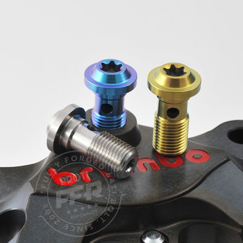 Proti M10 Universal Single Banjo Bolt M10L21-OT03 - 21mm long, 1.0 Pitch