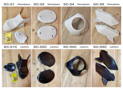 Paolo Tex Design SC-S2R Bodykits for Ducati Monster S2R 1000 (but will fit most Monsters from 02-08)