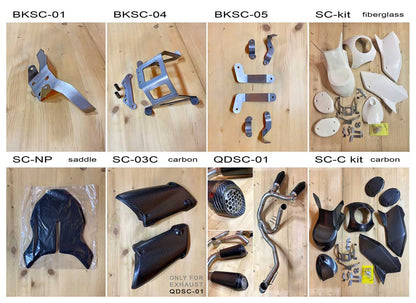 Paolo Tex Design SC-S2R Bodykits for Ducati Monster S2R 1000 (but will fit most Monsters from 02-08)