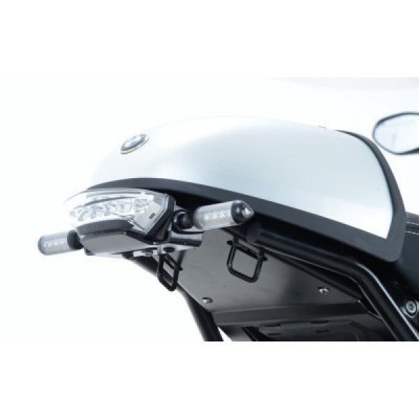 R&G Racing Tail Tidy Licence Plate Holder for BMW R nineT (swingarm mounted  for use with pillion seat and subframe)