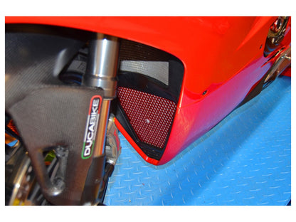 DBK Special Parts (Ducabike) Aluminum Lower Radiator (Oil Cooler) Guard for the Ducati Panigale / Streetfighter V4 / S / R / Speciale