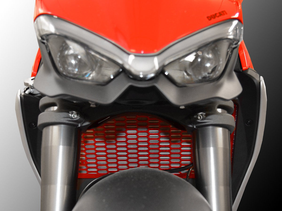 DBK Special Parts (Ducabike) Aluminum Upper Radiator Guard for the Ducati Streetfighter V2