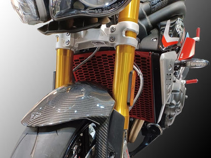 DBK Special Parts (Ducabike) Aluminum Radiator Guard for the Triumph Speed Triple 1200 RR / RS