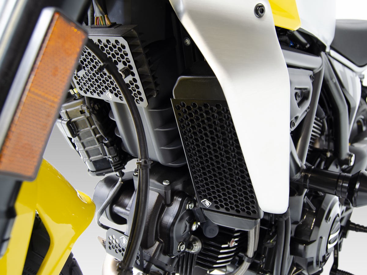 DBK Special Parts (Ducabike) Aluminum Oil Cooler Guard for the Ducati Scrambler 800 (2023+)